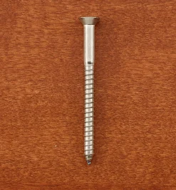 Lee Valley #12 × 2 1/2" 316 Stainless-Steel Flat-Head Screws