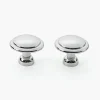 Lee Valley 1 1/2" Chrome Knobs