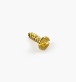 Lee Valley 1/4" #1 Flat-Head Brass Screws