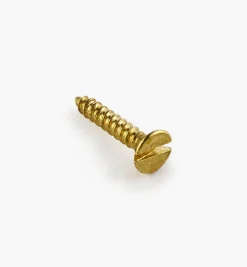Lee Valley 3/8" #1 Flat-Head Brass Screws