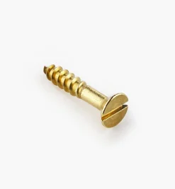 Lee Valley 1" #10 Flat-Head Brass Screws