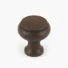 Lee Valley 1 1/8" Rustic-Iron Finish Knob