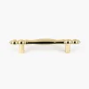 Lee Valley 4 1/4" Ultra-Bright Brass Finish Polished Accent Pull