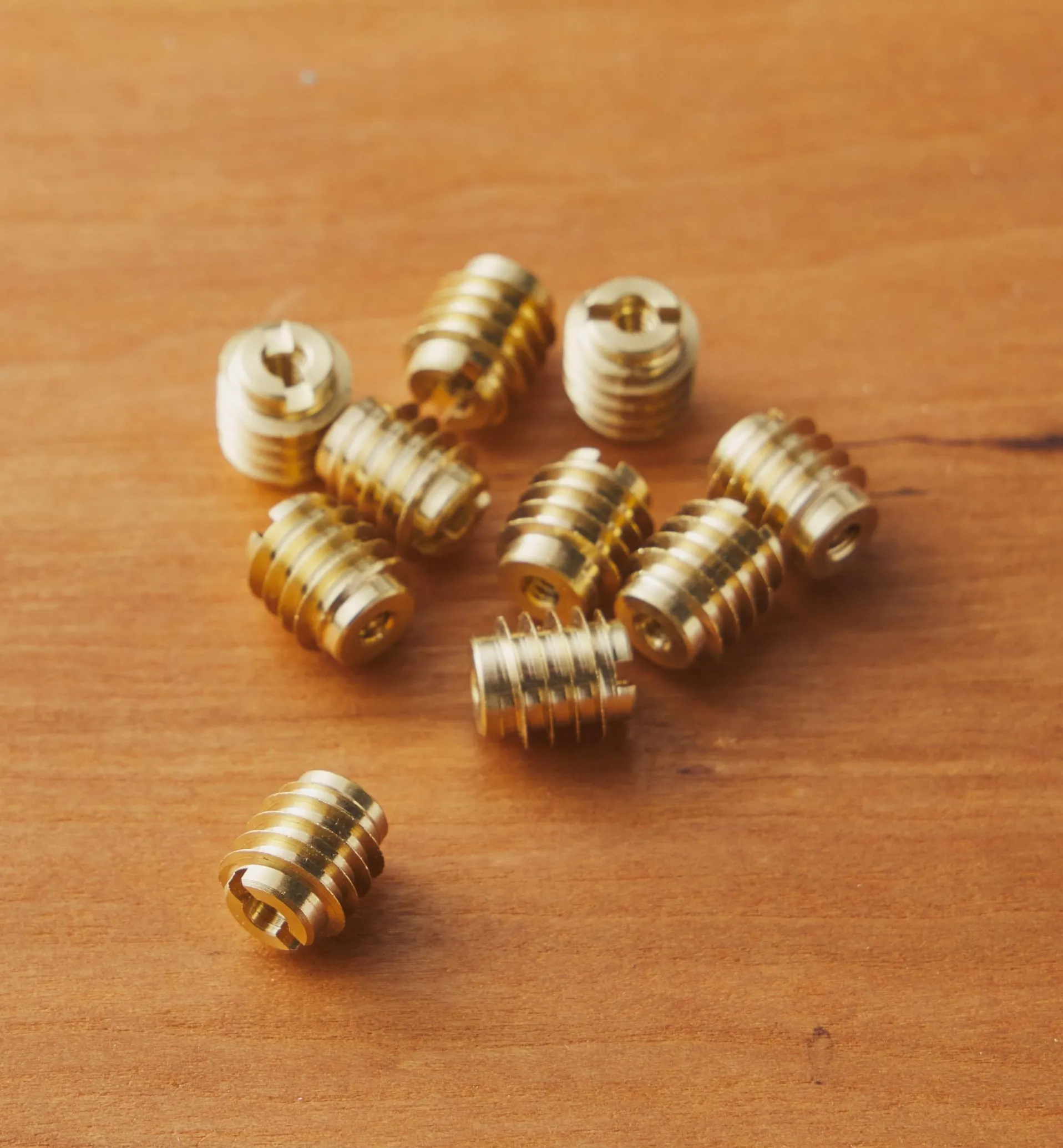 Lee Valley 4-40 Brass Knife-Edge Insert Nuts