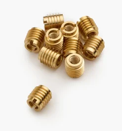 Lee Valley 5/16-18 Brass Knife-Edge Insert Nuts