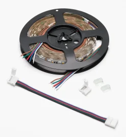 Lee Valley 8' Color-Controlled RGB+W LED Tape Light Set, 60+60 LEDs/m