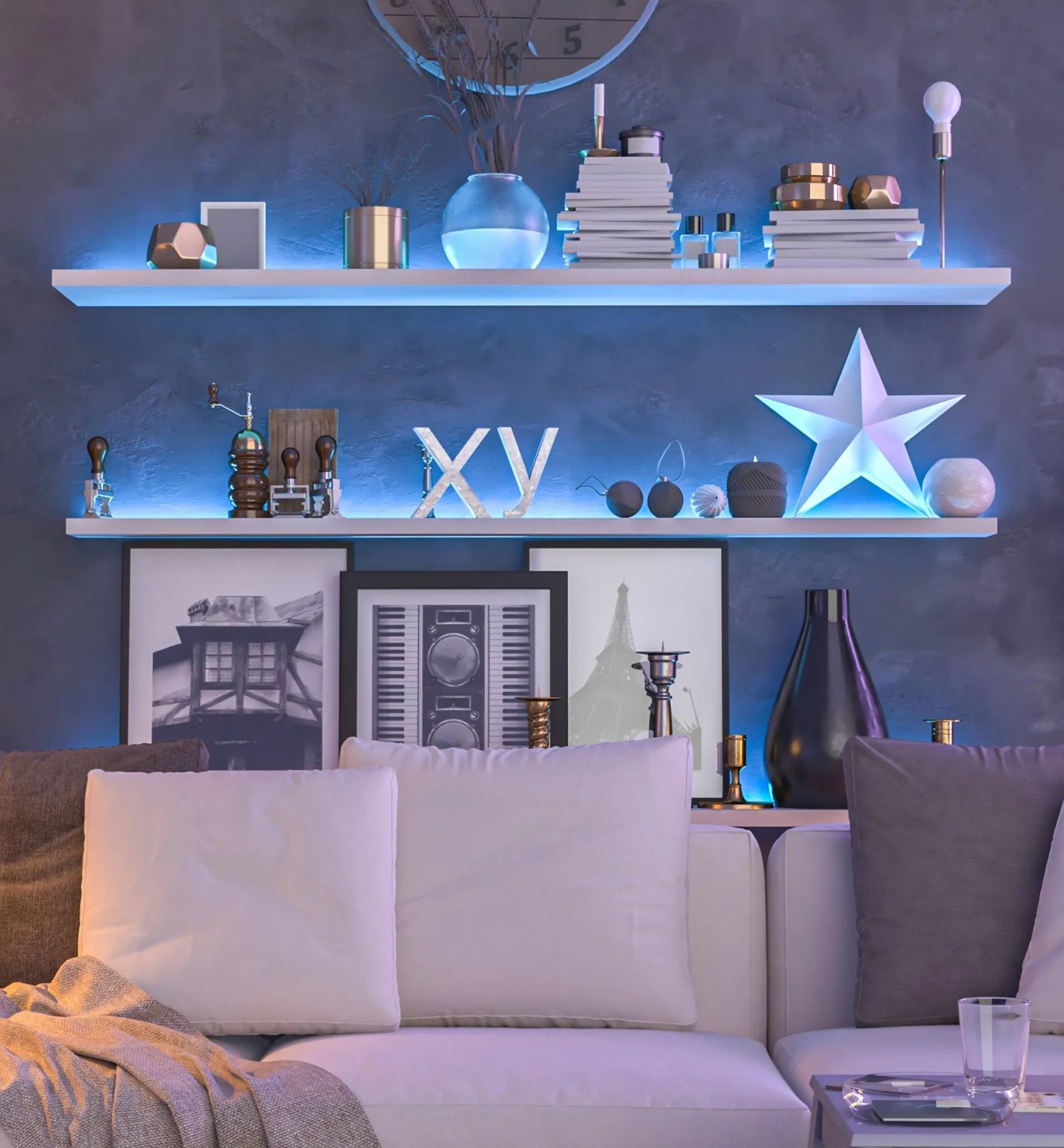 Lee Valley 8' Color-Controlled RGB+W LED Tape Light Set, 60+60 LEDs/m