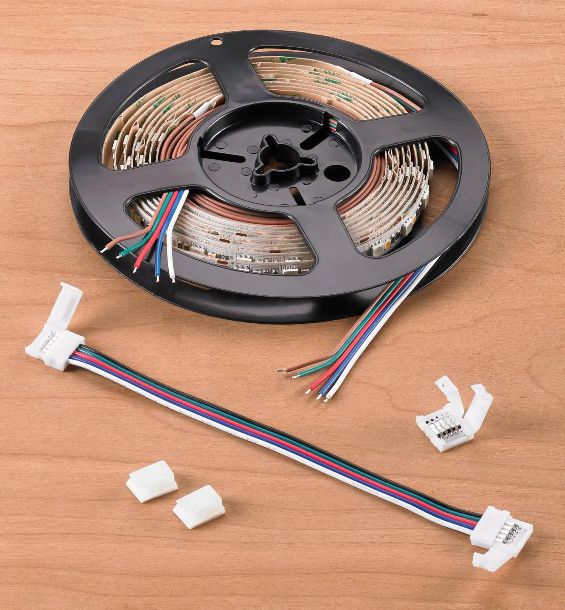 Lee Valley 8' Color-Controlled RGB+W LED Tape Light Set, 60+60 LEDs/m