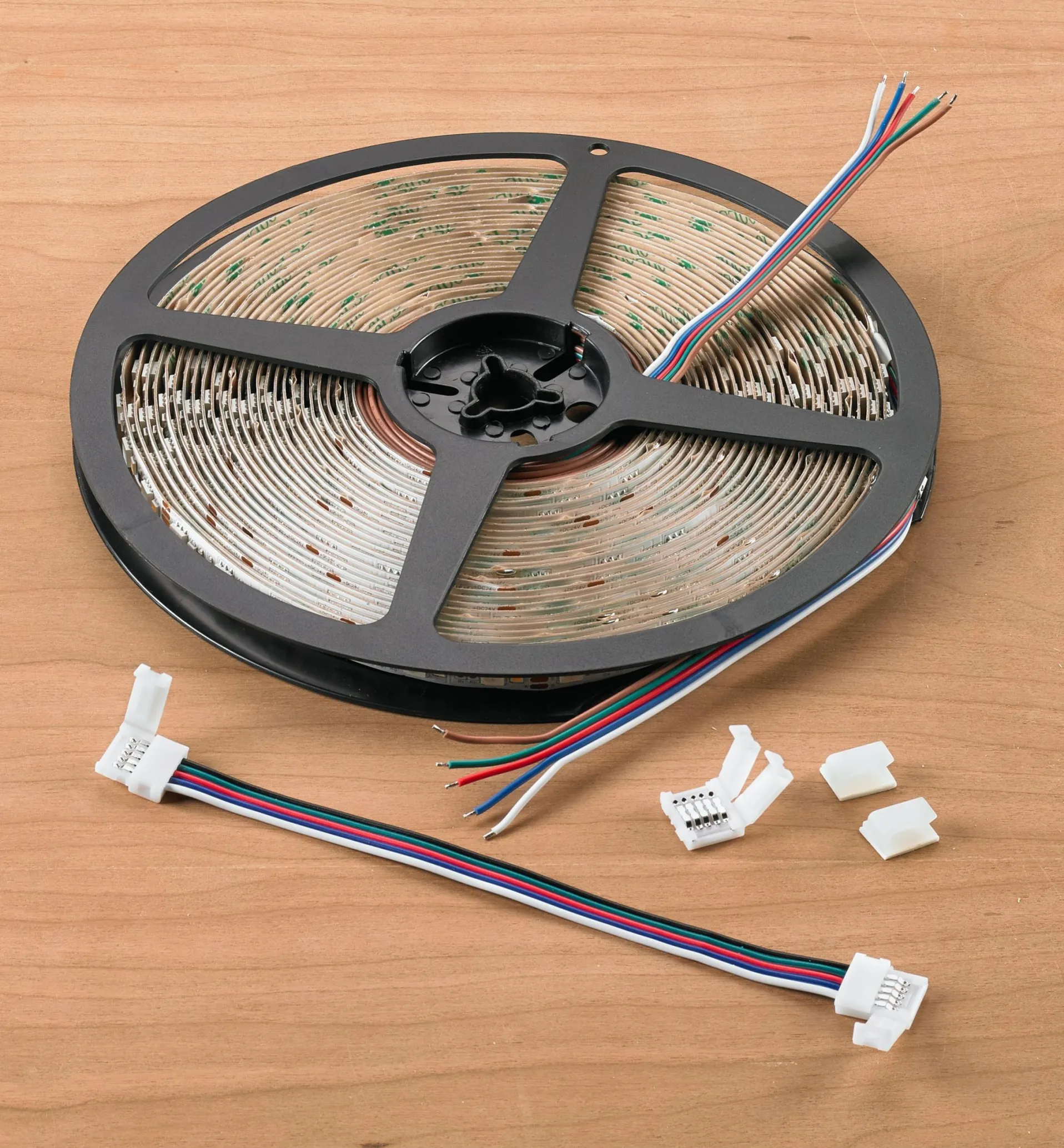 Lee Valley 32' Color-Controlled RGB+W LED Tape Light Set, 60+60 LEDs/m