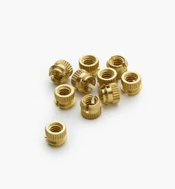 Lee Valley 6-32 E-Z Fin Insert Nuts
