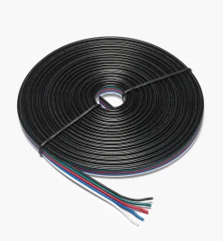 Lee Valley 22 Ga. Five-Conductor Flat Ribbon Wire For RGB+W LED Tape Lights