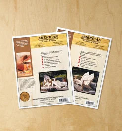 Lee Valley Adirondack California-Style Furniture Plans