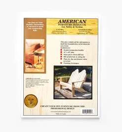 Lee Valley Adirondack California-Style Furniture Plans