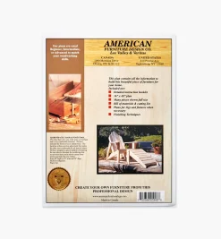 Lee Valley Adirondack California-Style Furniture Plans