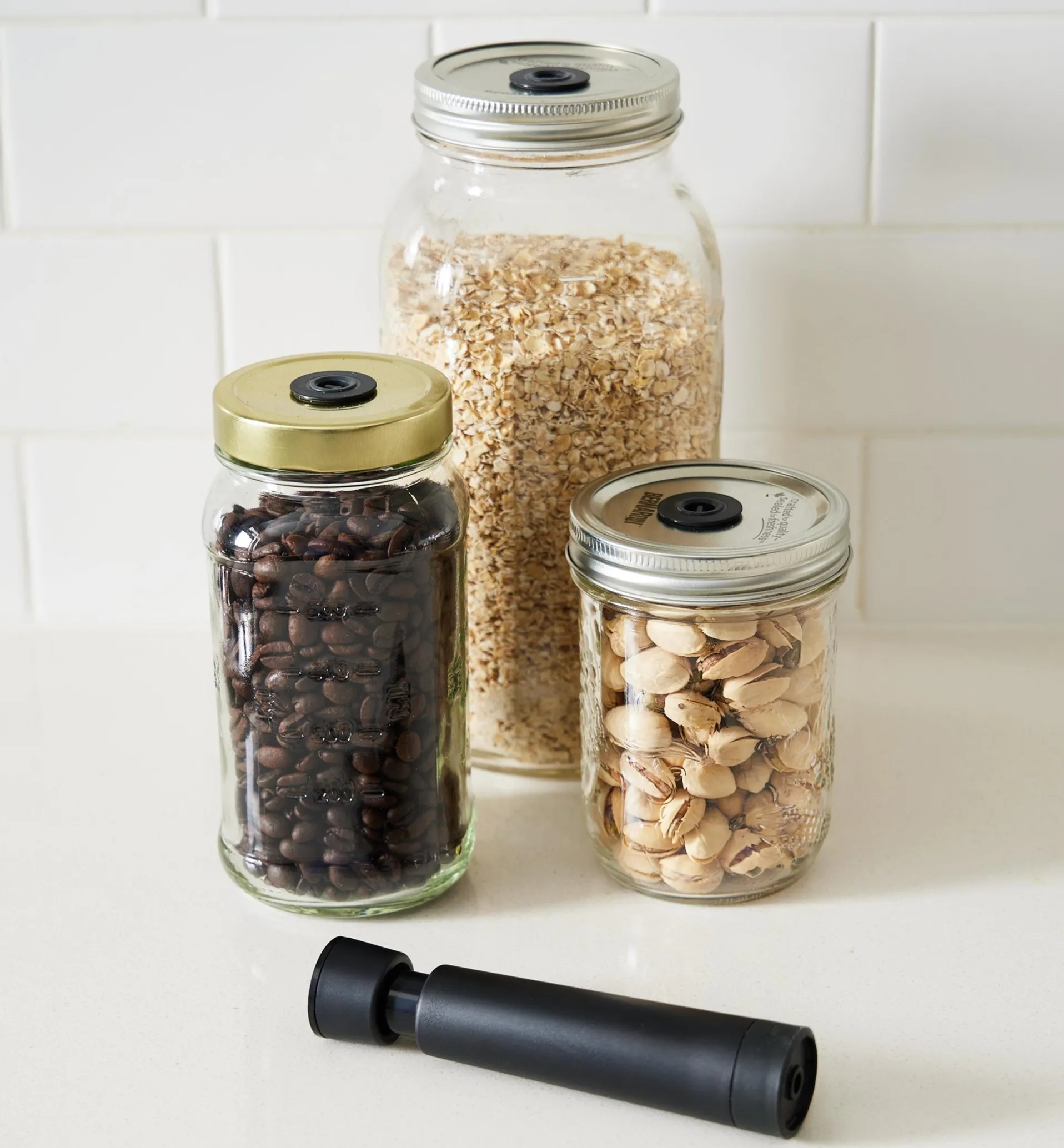 Lee Valley Airtender Food Vacuum-Storage Starter Set