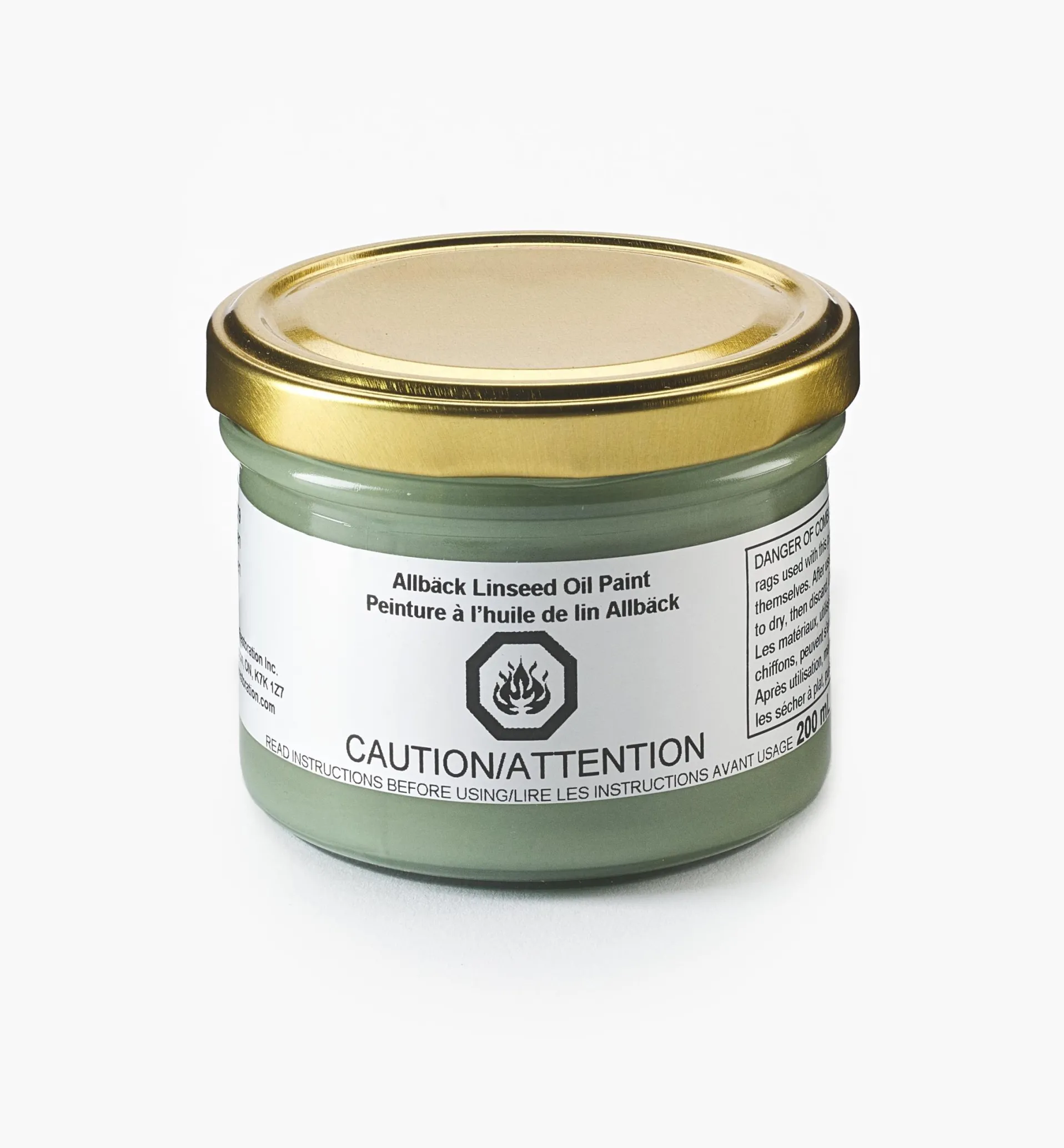 Lee Valley Allbäck Lichen Linseed Oil Paint