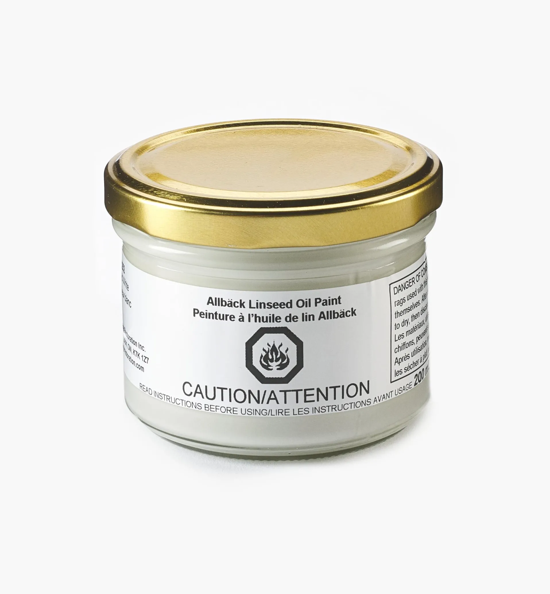 Lee Valley Allbäck Old White Linseed Oil Paint