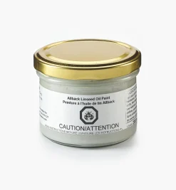 Lee Valley Allbäck Silver Gray Linseed Oil Paint