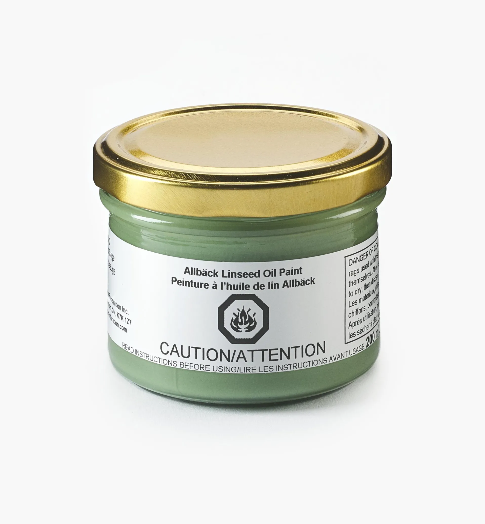 Lee Valley Allbäck Wild Sage Linseed Oil Paint