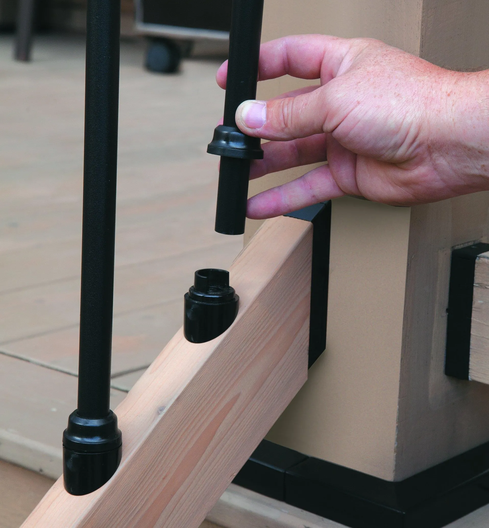 Lee Valley Angled-Base Stair Adapters For Titan Snap 'N Lock Baluster System