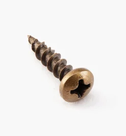 Lee Valley Antique Brass Pan-Head Screws