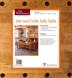Lee Valley Arts And Crafts Sofa Table Plan