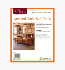 Lee Valley Arts And Crafts Sofa Table Plan
