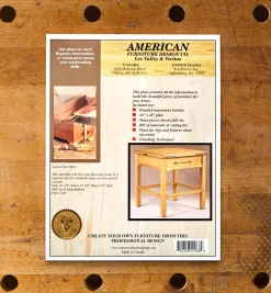 Lee Valley Aurora End Table Plan