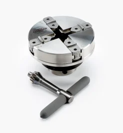 Lee Valley Axminster Stainless-Steel SK100 Scroll Chuck