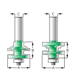 Lee Valley Bead Rail & Stile Set