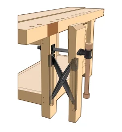 Lee Valley Benchcrafted Crisscross Hardware