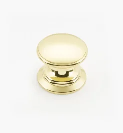 Lee Valley Bevelled Brass Round Knobs