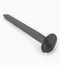 Lee Valley Black Steel Diamond-Head Forged Nails From Clouterie Rivierre