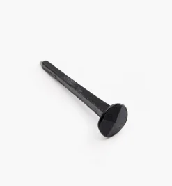 Lee Valley Black Steel Diamond-Head Forged Nails From Clouterie Rivierre