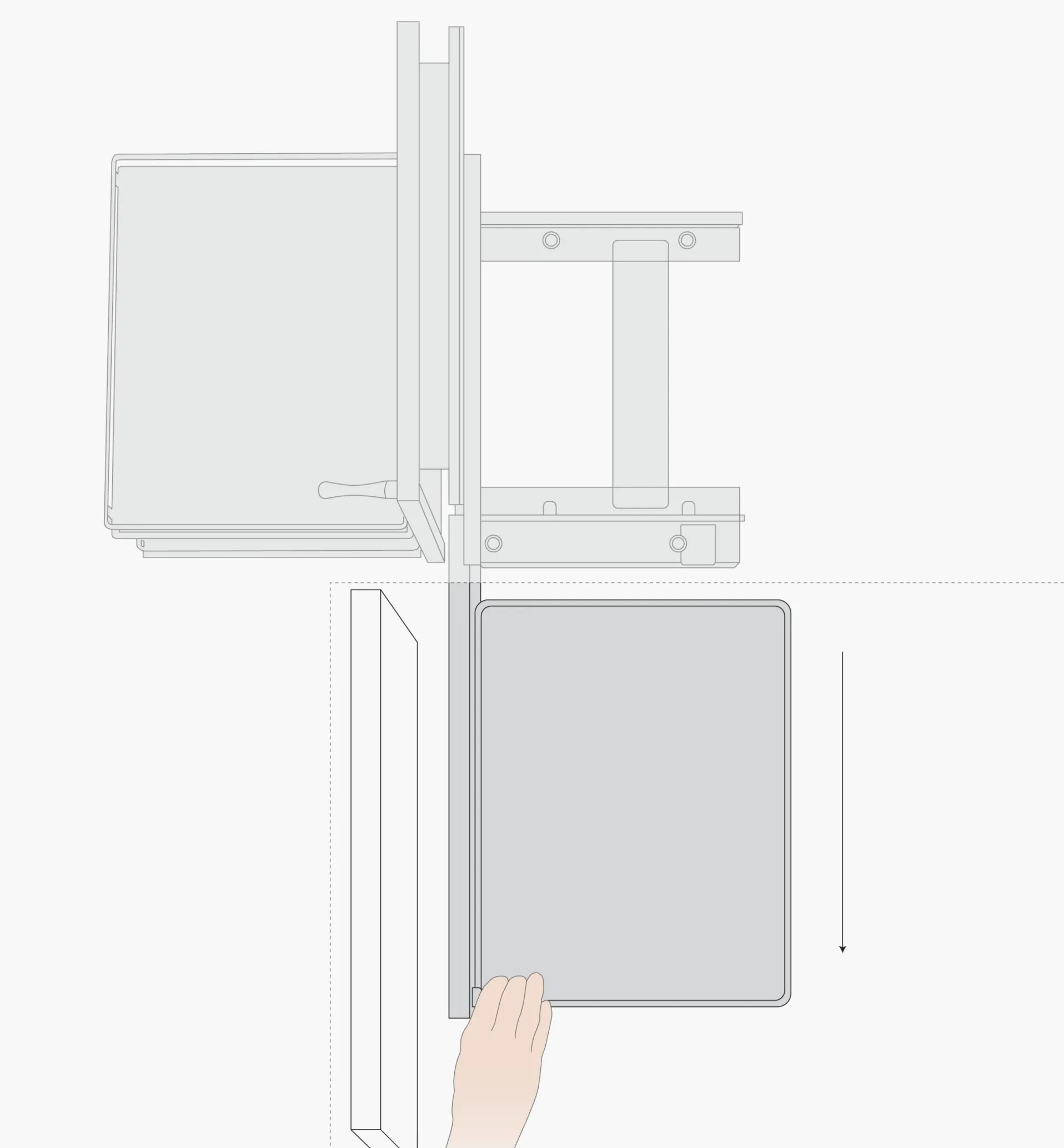 Lee Valley Blind-Corner Optimizer Unit