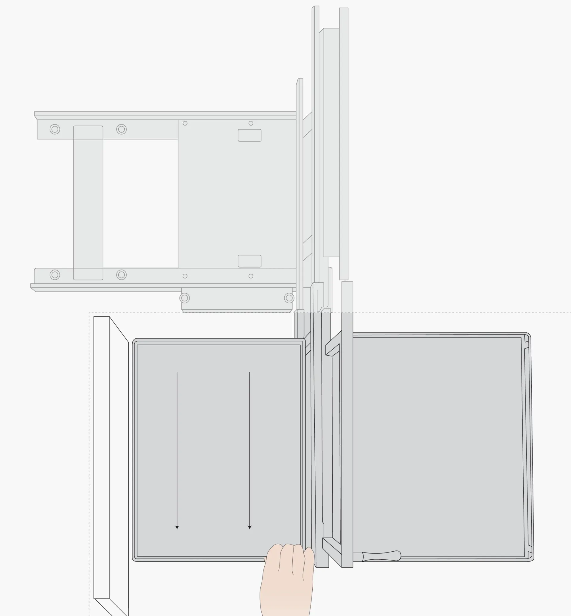 Lee Valley Blind-Corner Optimizer Unit