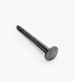 Lee Valley Blued Steel Diamond-Head Forged Nails From Clouterie Rivierre