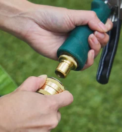 Lee Valley Brass Male Quick Coupler