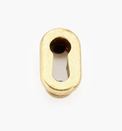 Lee Valley Brass Oval Insert Spline Escutcheon