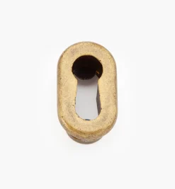 Lee Valley Brass Oval Insert Spline Escutcheon