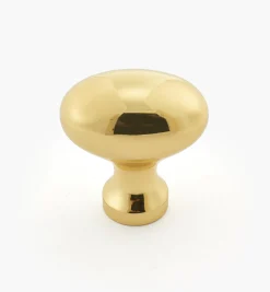 Lee Valley Brass Oval Knobs