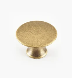 Lee Valley Brass Plain Knobs