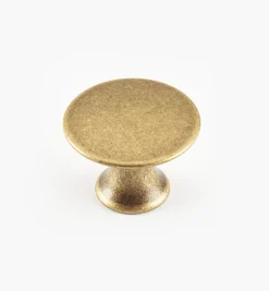 Lee Valley Brass Plain Knobs