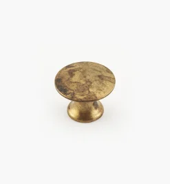 Lee Valley Brass Plain Knobs