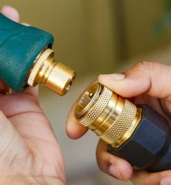 Lee Valley Brass Quick Connect Set