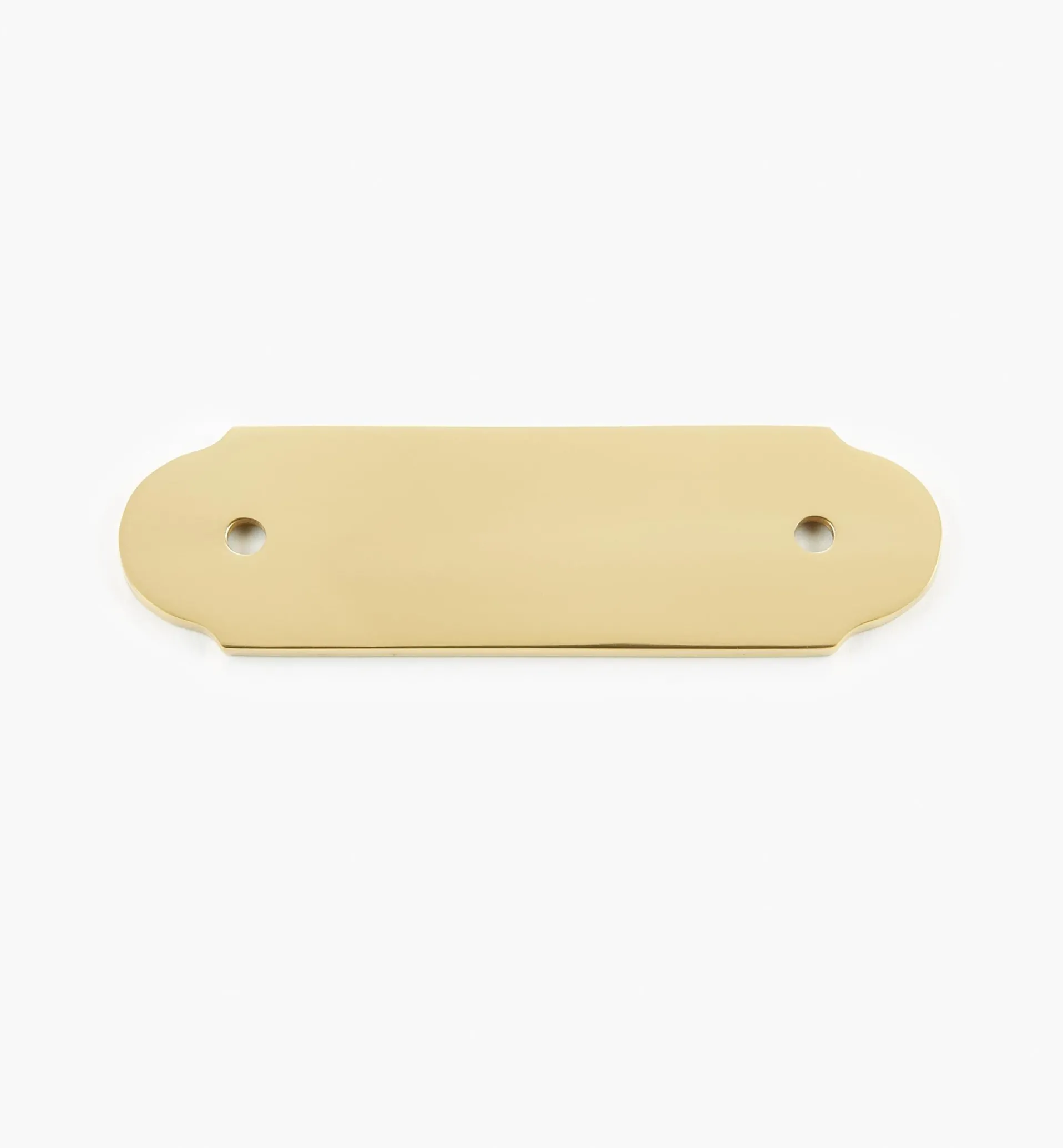 Lee Valley Brass Round-Edge Handle Escutcheon