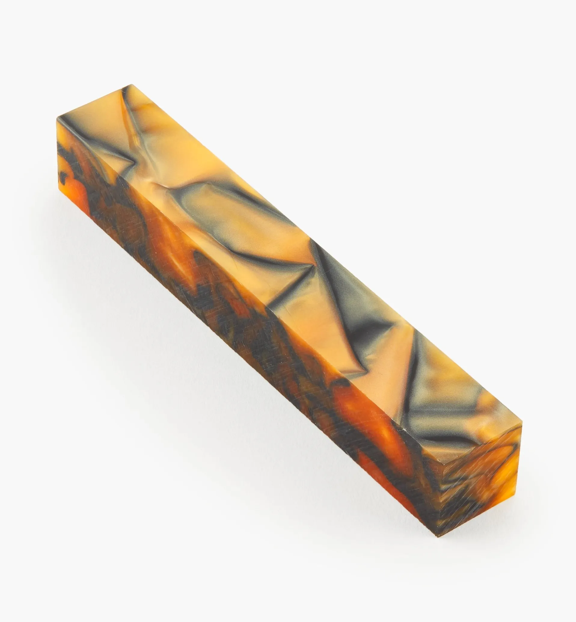 Lee Valley Bronze & Black Acrylic Acetate Pen Blank