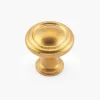 Lee Valley Brusso Brass Ringed Knob