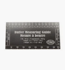 Lee Valley Butter Measuring Guide