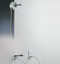 Lee Valley Cable Grommet Kit For Wall-Mounted Electronics